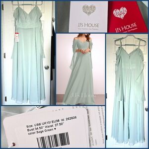 JJ House DRESS, US6/UK10/EU38, Sage Green.